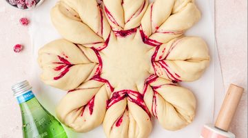 Deck the Halls with Cranberry Star Bread feat. Mountain Valley Sparkling