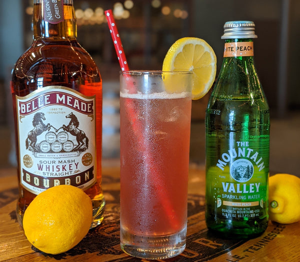 Bourbon cocktail with Mountain Valley Spring Water