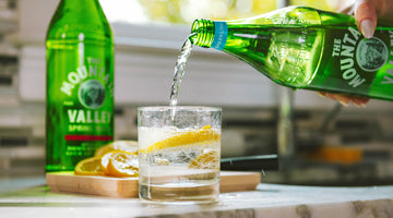 Zero Calorie Mixers with Mountain Valley Sparkling Water