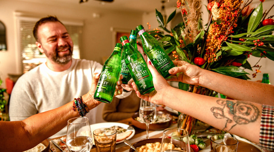 Friendsgiving cocktails made The Mountain Valley way