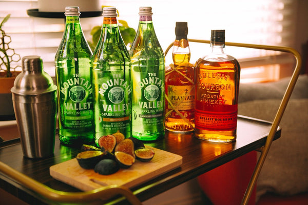 Elevate Your Bar Cart with Mountain Valley Sparkling Water