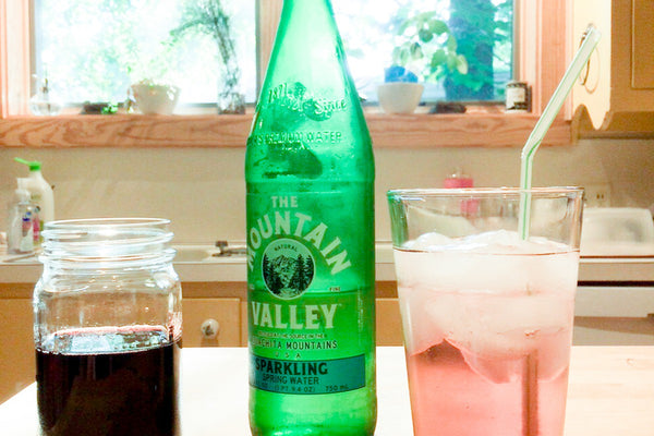 Homemade Soda Recipe with Mountain Valley Sparkling Water