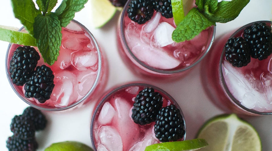 Cocktail Hour - Berry Mojito Punch