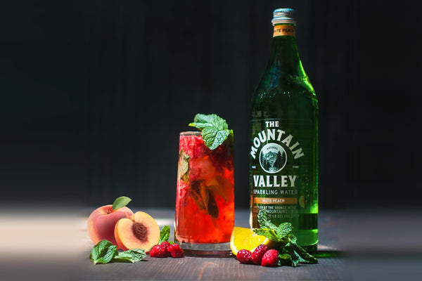 White Peach Razamataz Mint Refresh Sparkling Detox Water