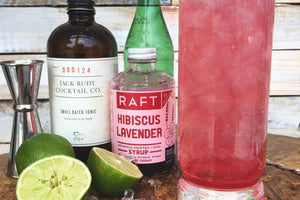 MOUNTAIN VALLEY COCKTAIL: HIBISCUS GIN AND TONIC