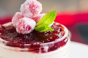 No Bake Cranberry White Chocolate Cheesecake