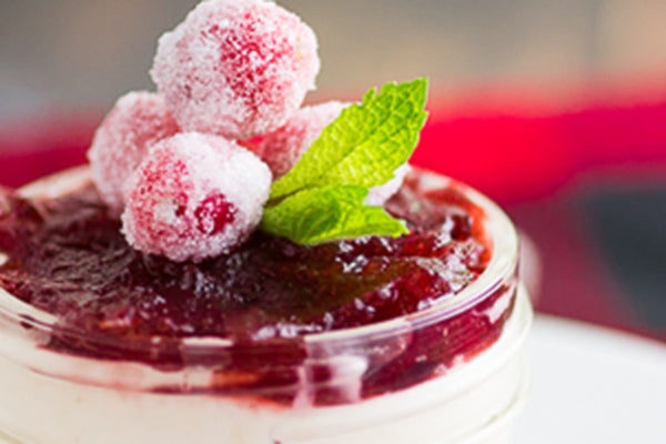 No Bake Cranberry White Chocolate Cheesecake