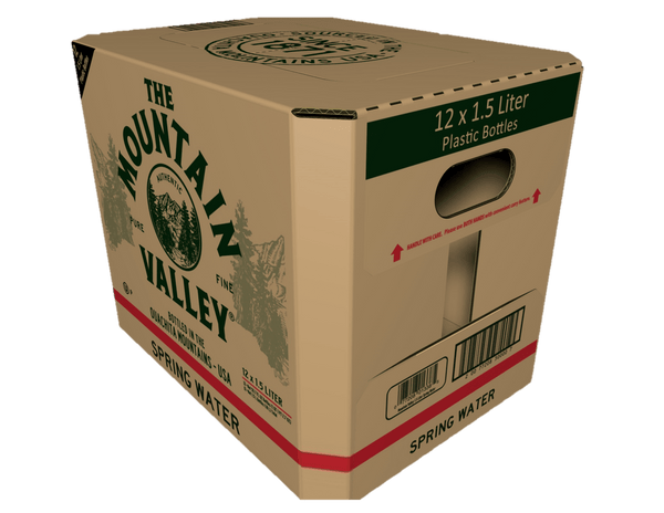 1.5 Liter PET Spring Water Flat Cap (1x12ct)