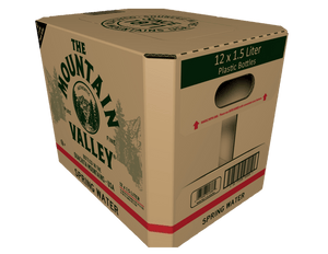 1.5 Liter PET Spring Water Flat Cap (1x12ct)