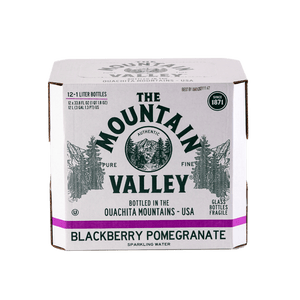 1 Liter Glass Sparkling Blackberry Pomegranate - 12 Pack