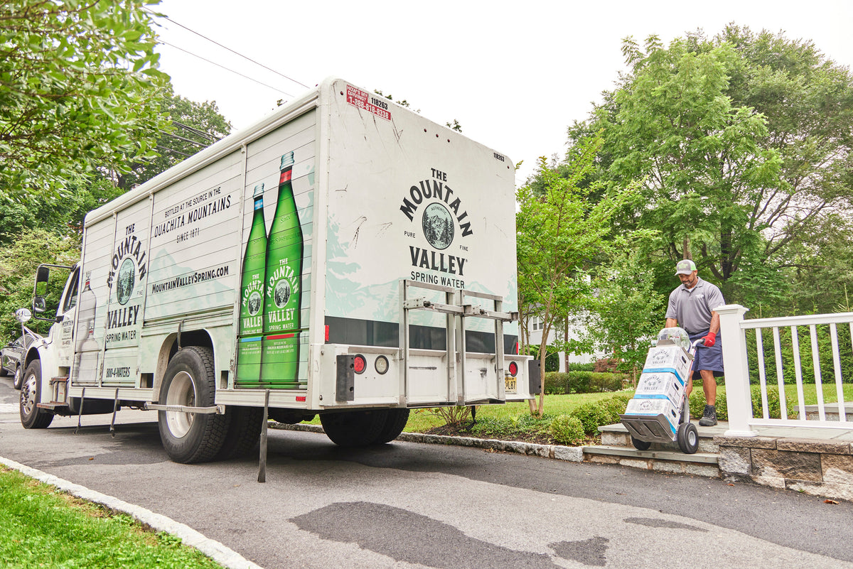 Spring Water Bottled in Glass | Mountain Valley Spring Water