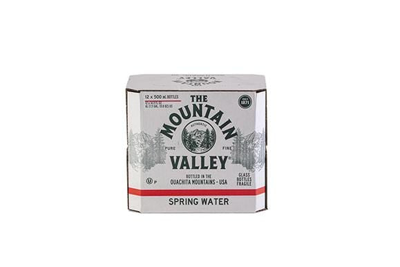 500 ML SPRING WATER IN GLASS (12 PACK)