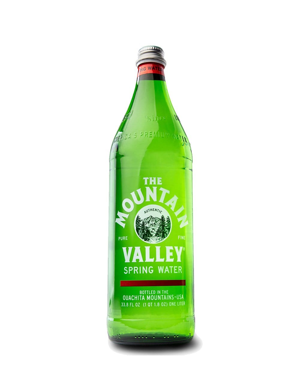 Mountain Valley Water Spring Prem Glss,1 Lt (Pack Of 12)